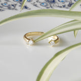 Toi et Moi Open Diamond Ring – Twin Genuine Diamond Ring
