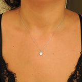 Illusion Diamond Pendant - Flower Necklace - Nature Inspired Jewelry