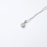 Illusion Diamond Pendant - Flower Necklace - Nature Inspired Jewelry