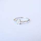 Unique Claw Oval Solitaire Ring - GIA Certified Diamond Engagement Ring