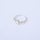 Unique Claw Oval Solitaire Ring - GIA Certified Diamond Engagement Ring