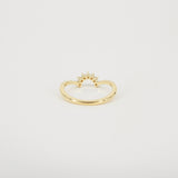 Colombian Pear Emerald & Diamond Engagement Ring Set – Unique 18K Gold May Birthstone Jewelry