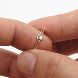 Matching Solid 18 k Gold Ring "Smooth and Shinny"