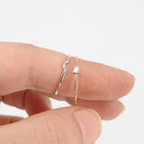 Matching Solid 18 k Gold Ring "Smooth and Shinny"