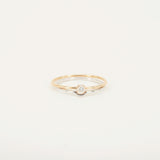 Matching Solid 18 k Gold Ring "Smooth and Shinny"