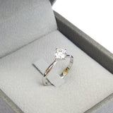 Branch Diamond Engagement Ring - Floating GIA Certified 0.7 Ct Diamond