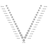 Graduated Bezel Diamond Necklace - Dainty Diamond Chocker