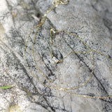 Natural Baguette Diamond necklace