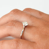 Branch Diamond Engagement Ring - Floating GIA Certified 0.7 Ct Diamond