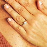 Elegant Floating GIA Certified Solitaire Engagement Ring - 0.70 Ct