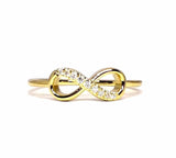 Natural Infinity Diamond Ring