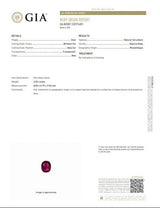 Ruby Engagement Ring - Unheated Mozambique