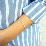 Natural Diamond Tennis Bracelet - 10 Ct