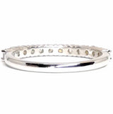 Diamond Wedding Band - Stackable French Pave Eternity Ring - Minimalist Bridal Ring