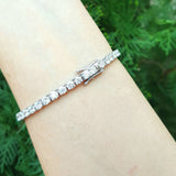 Natural Diamond Tennis Bracelet - 10 Ct