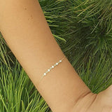 Dainty Diamond Bezel Tennis Bracelet