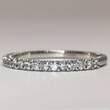1.7 mm Vintage Shared Prong Half Eternity Ring – Dainty Art Deco Wedding Band
