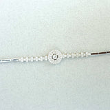 Elegant Diamond Flower Bracelet - Nature's Beauty Captured