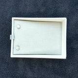 Natural Large Diamond Stud Earrings - 1.4 Ct Classic Four-Prong Setting