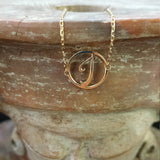 Initial Bracelet - Solid 18k Gold Letter - Personalized Jewelry