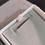 Minimalistic Black Diamond Bar Bracelet