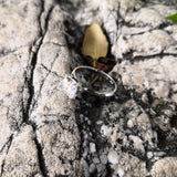 Princess Cut Moissanite Solitaire Engagement Ring