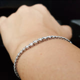 Graduated Floating Diamond Tennis Bracelet - 2.52 Ct
