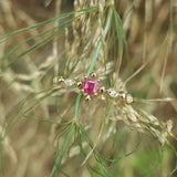 Natural Princess Ruby Engagement Ring – Victorian July Birthstone Jewelry