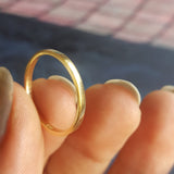 1.5 mm Thin His & Hers Flat Wedding Bands Set