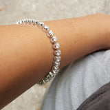 Mesmerizing 8 Ct Floating Diamond Tennis Bracelet