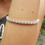 Mesmerizing 8 Ct Floating Diamond Tennis Bracelet