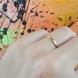 1.5 mm Thin His & Hers Flat Wedding Bands Set