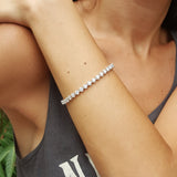 Mesmerizing 8 Ct Floating Diamond Tennis Bracelet