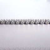 Mesmerizing 8 Ct Floating Diamond Tennis Bracelet