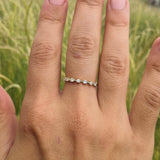Vintage Eternity Diamond Ring