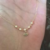 Natural Bezel Diamond Chocker Necklace