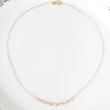 Natural Diamond 7 Bezels Chocker Necklace