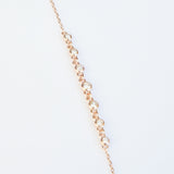 Natural Diamond 7 Bezels Chocker Necklace