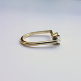 Unique Cushion GIA Diamond Wedding Engagement Ring