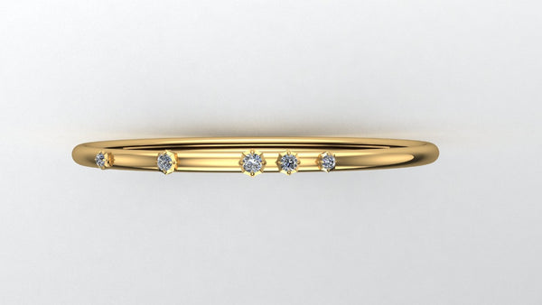 Custom Order / Final Payment on Three Scattered Diamond Bangle