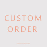 Custom Order - Dainty Diamond Bezel Bracelet - Ring & Bracelet Chain Combo