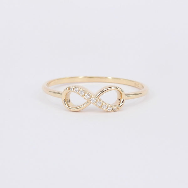 Natural Infinity Diamond Ring