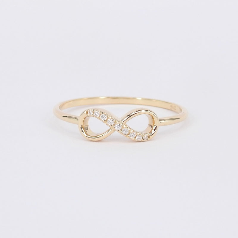 Natural Infinity Diamond Ring