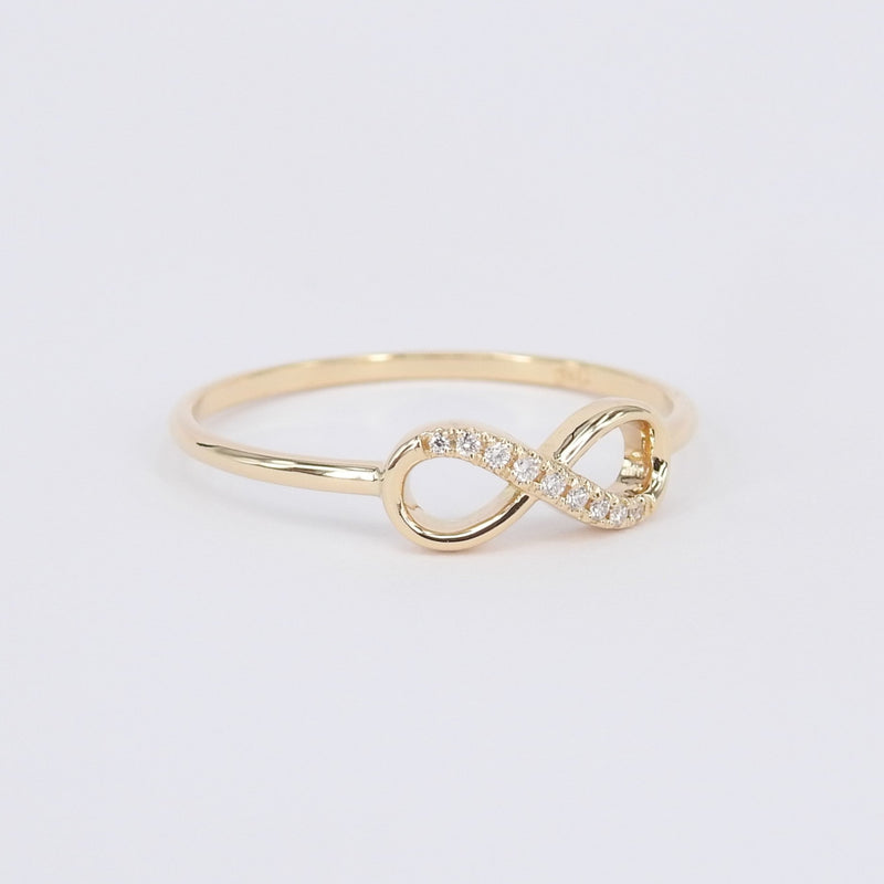 Natural Infinity Diamond Ring