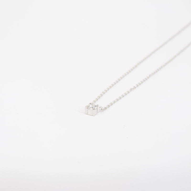 Minimalist Diamond Pendant Necklace – Edelweiss
