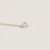 Bezel Diamond Tiny Solitaire Necklace – Natural Dainty Handmade Diamond Necklace