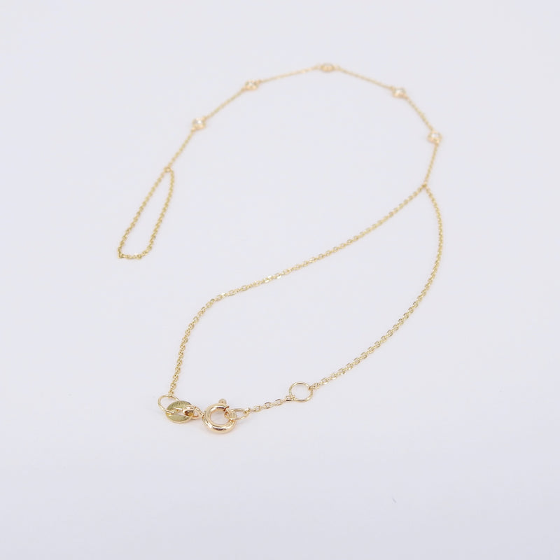 Dainty Diamond Gold Hand Chain - Genuine Diamond Multi Bezel Bracelet - Minimalist Handmade Jewelry