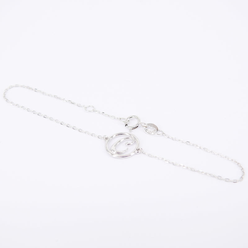 Initial Bracelet - Solid 18k Gold Letter - Personalized Jewelry