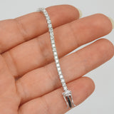 3.4 Ct Diamond Tennis Bracelet with 2.5 mm Sparkling Diamonds