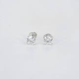 Lab-Grown 1 Ct Diamond Stud Earrings - Sustainable Bridal Jewelry